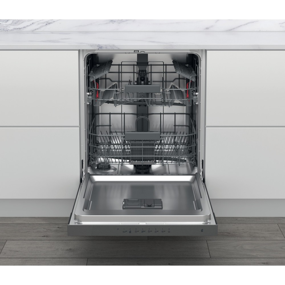 Whirlpool Vaatwasser integre. 60cm frontbediening WBC 3C26 X