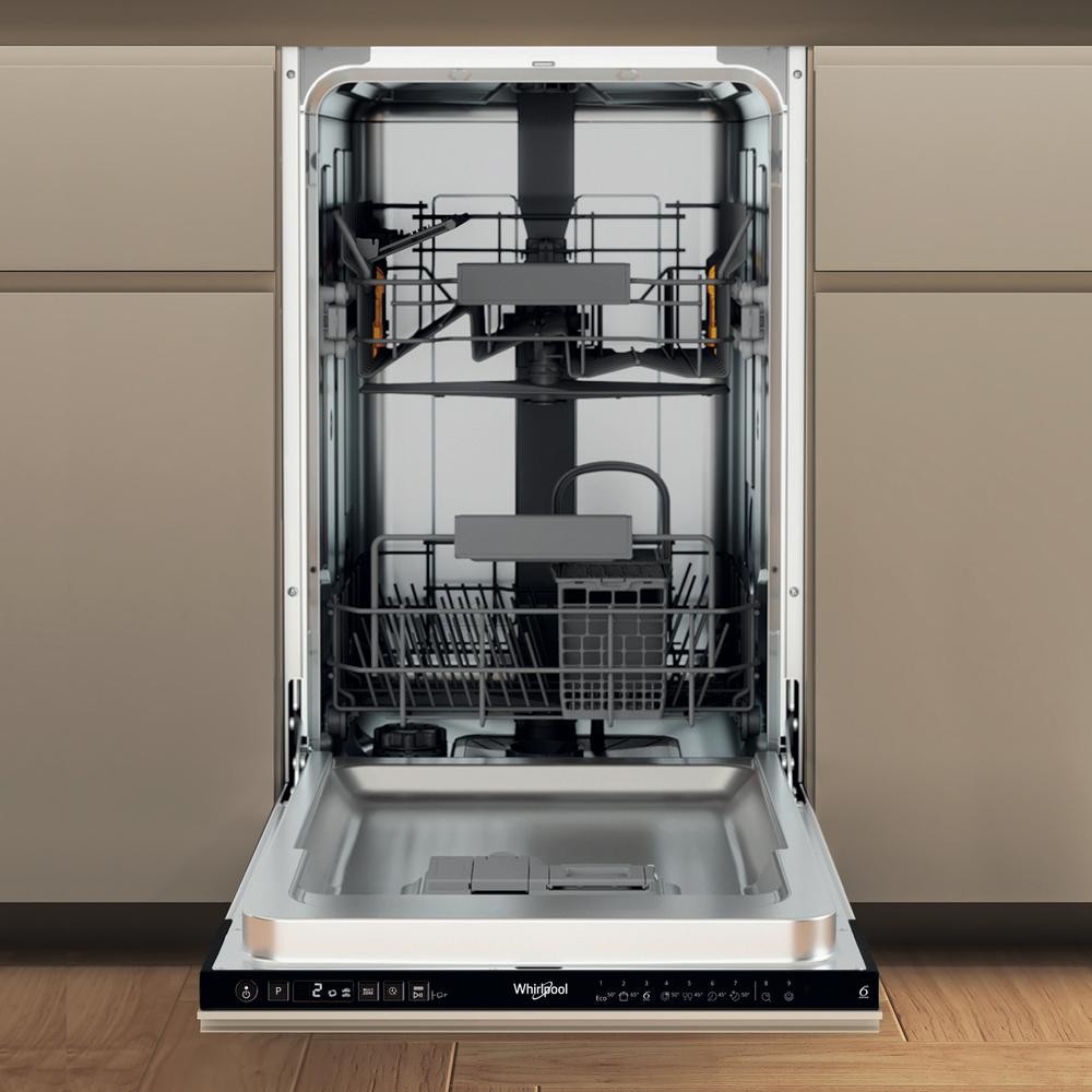 Whirlpool Vaatwasser volledig integreerbaar 45cm WH 2IC10BS7LA 0