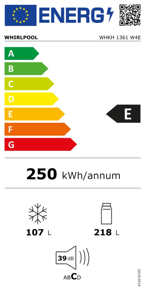 Whirlpool Koelvriescombinatie WHKH 1361W4 E