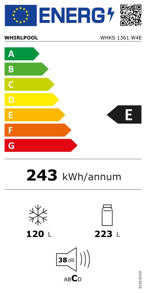 Whirlpool Koelvriescombinatie WHKS 1361W4 E