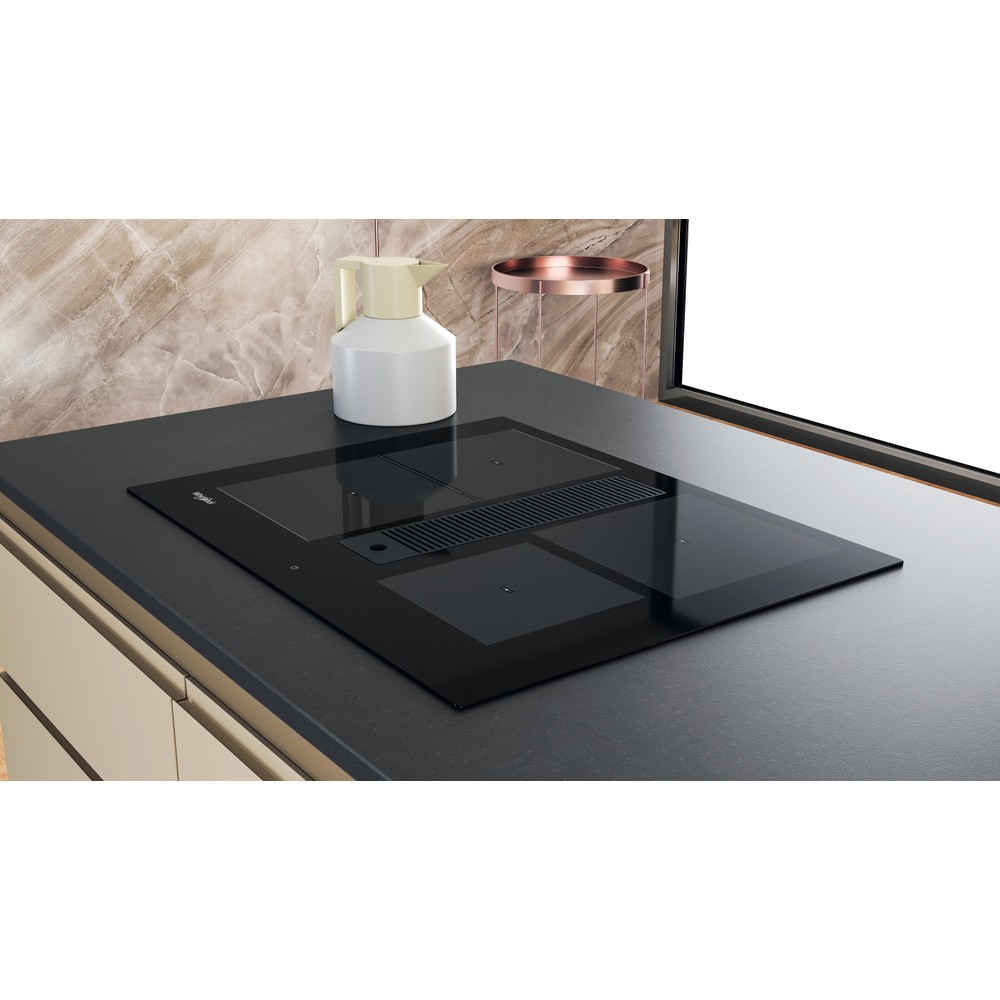 Whirlpool Kookplaat met ingebouwde dampafzuiging WVH 1065 B