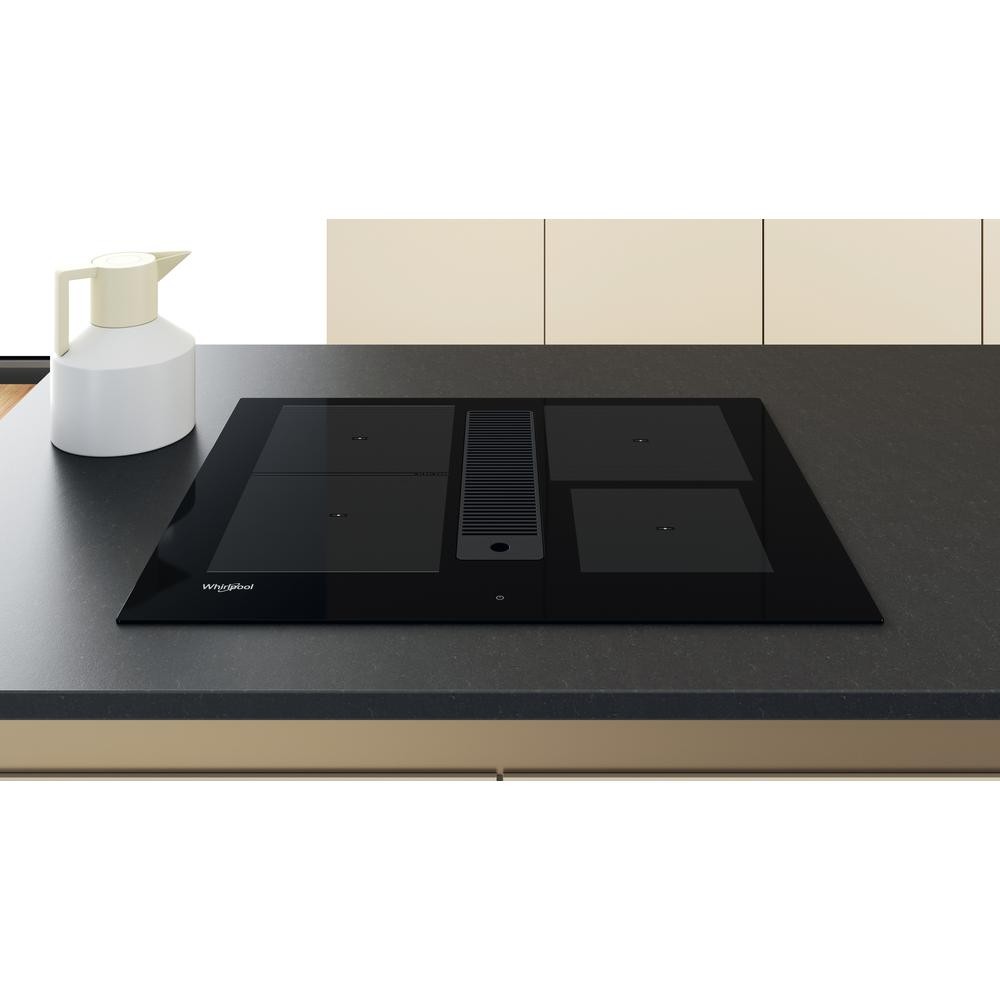 Whirlpool Kookplaat met ingebouwde dampafzuiging WVH 1065 B